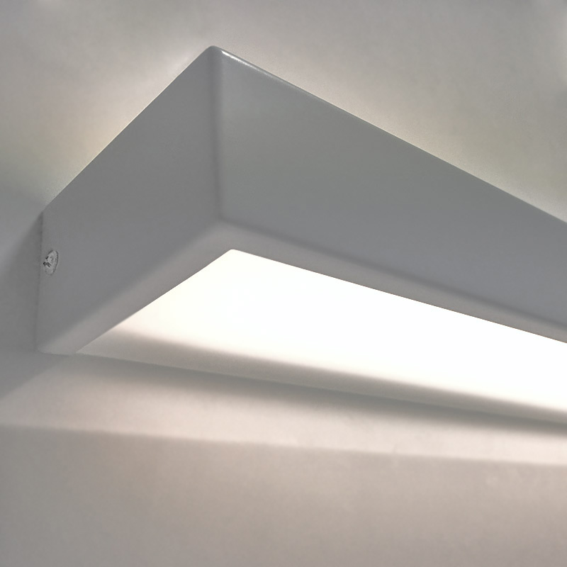 Applique box LED 50 cm, Qube, 2 coulelurs