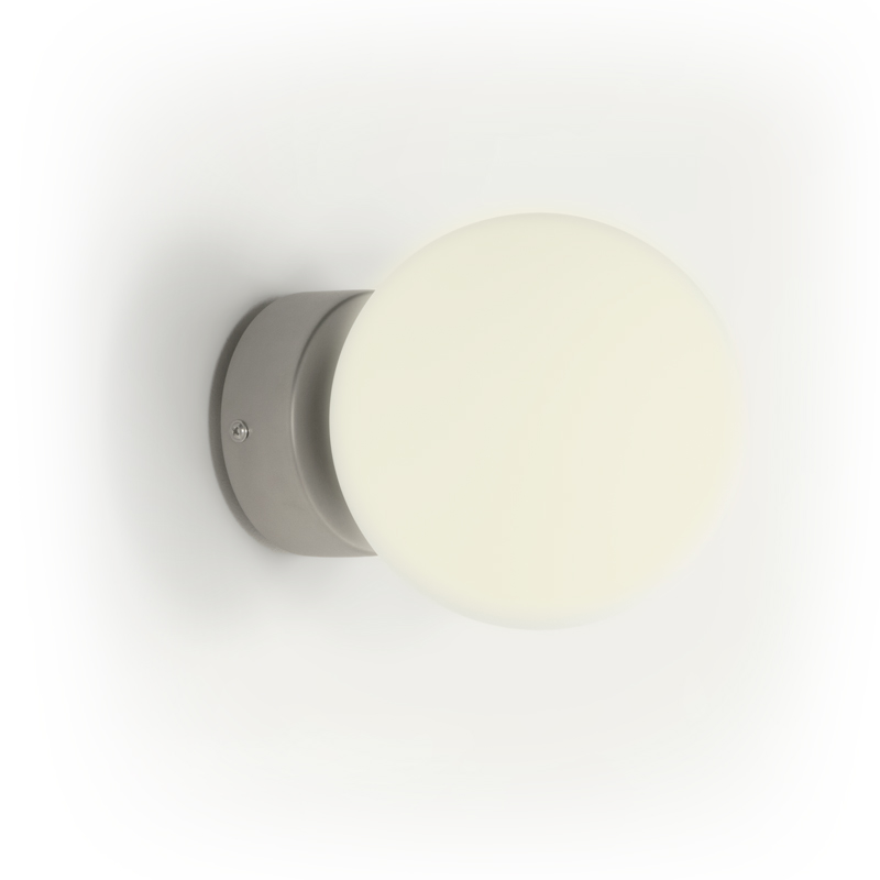 Applique murale 18 cm nickel mat, Circle