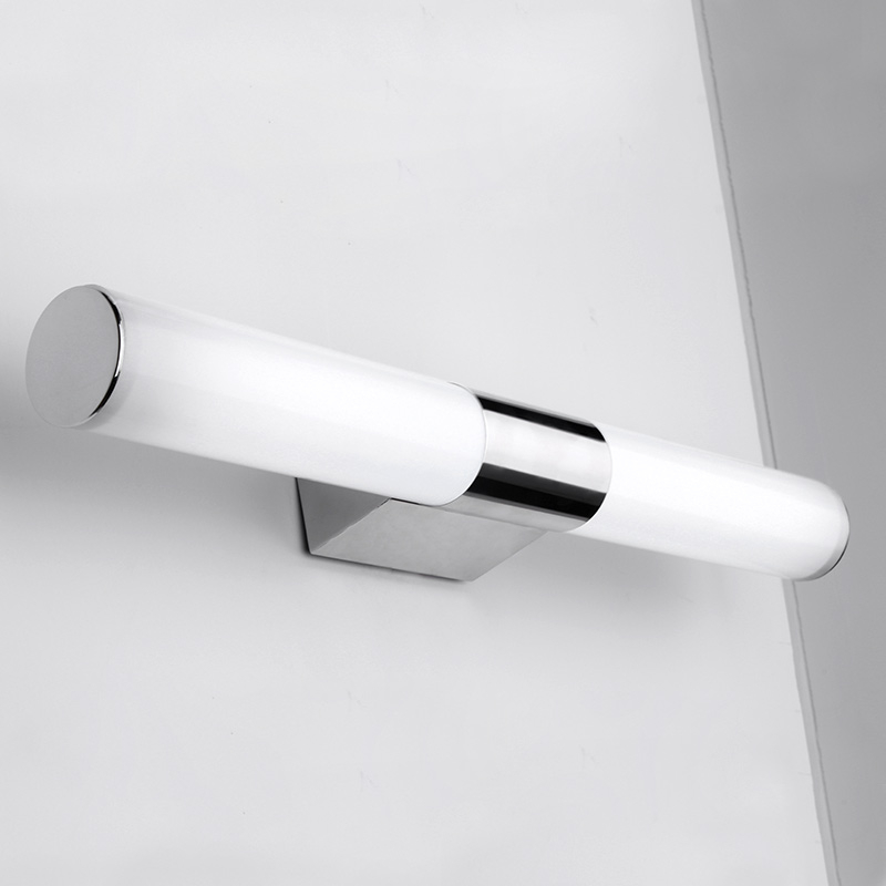Applique murale salle de bain 42 cm LED chromée, Ronda