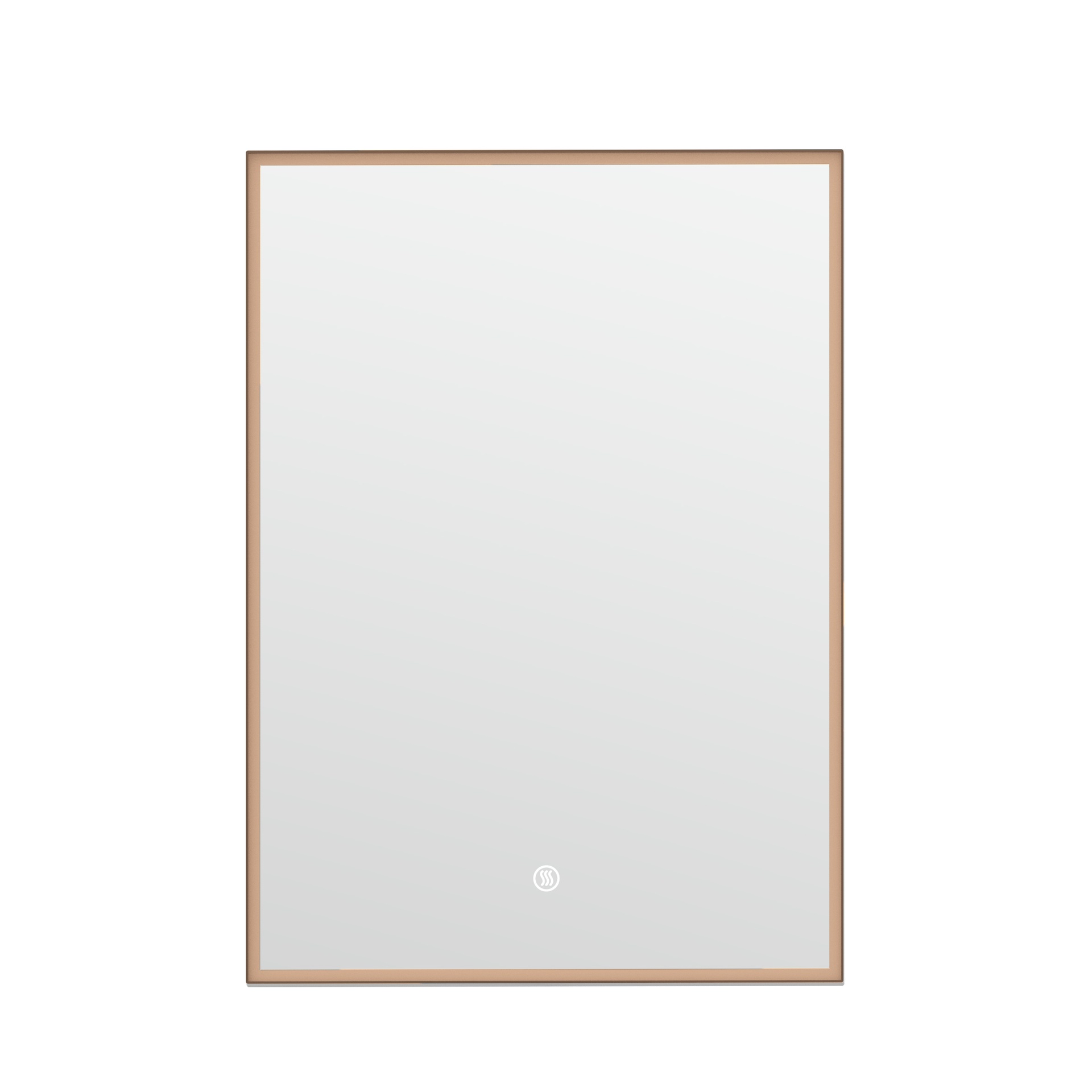 Miroir 50x70 cm rectangulaire, antibuée, Châtelet, 3 couleurs