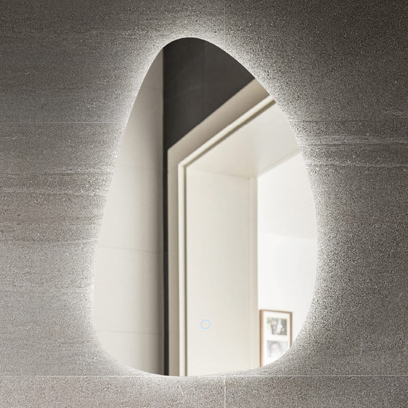 Miroir 80x52 cm lumineux avec éclairage LED, Bona