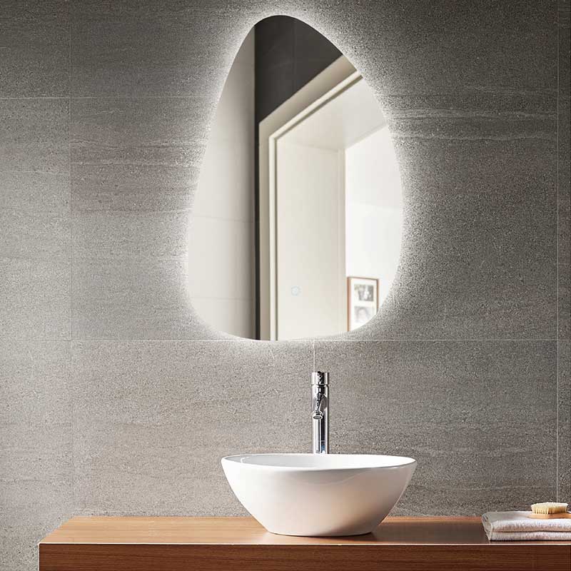 Miroir 80x52 cm lumineux avec éclairage LED, Bona