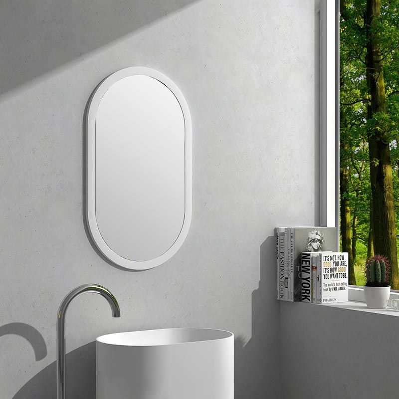 Miroir minéral , 55x88 cm, matière composite minerale, Boyard