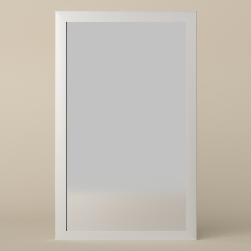 Miroir minéral , 91x56 cm, matière composite minerale, Rectangulaire