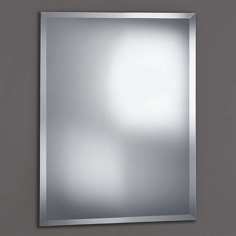 Miroir salle de bain 60x80 cm, biseauté, Reflect