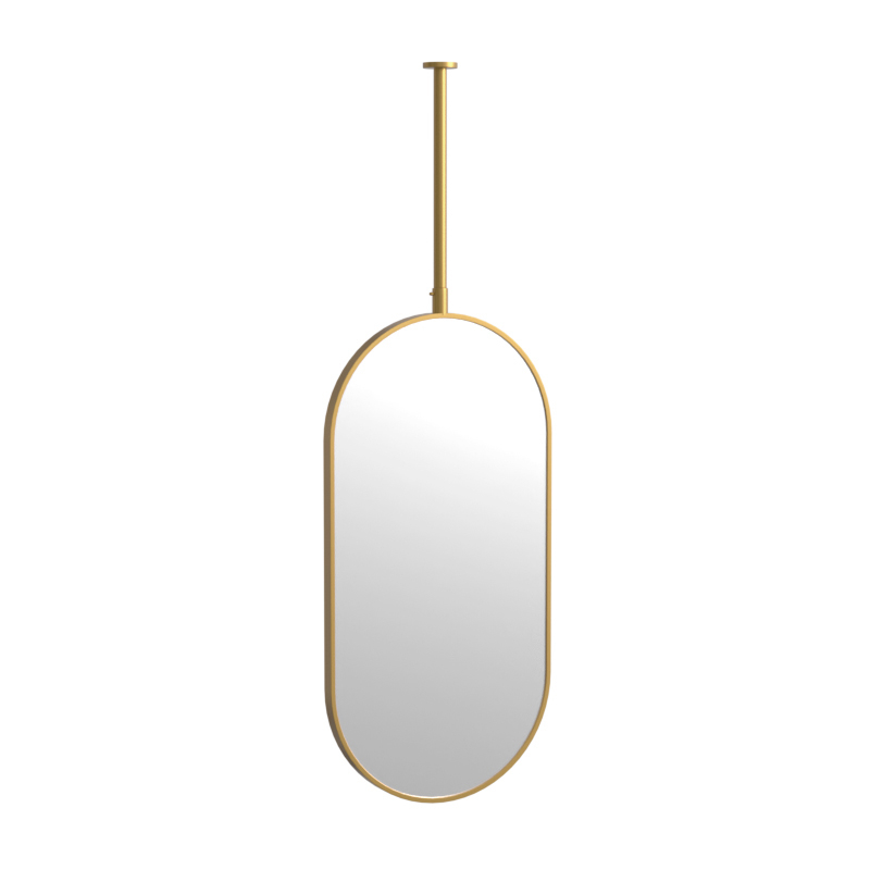 Miroir suspendu Doré brossé 50X100, Châtelet
