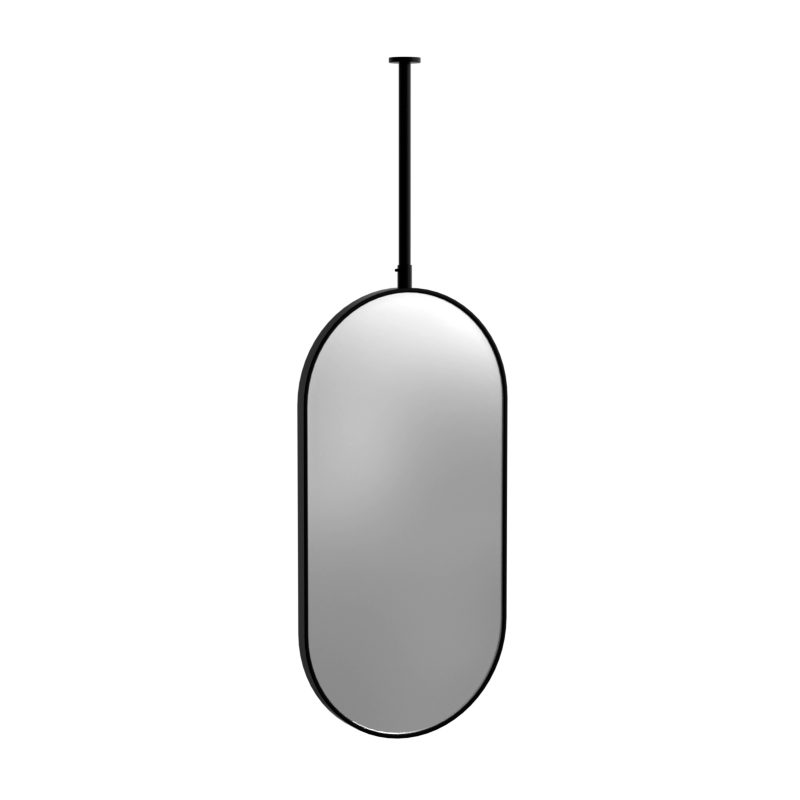 Miroir suspendu Noir mat 50X100, Châtelet