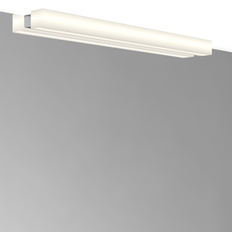 Pack miroir Reflect 120x80 à 140x80 cm et applique Ingo 60 cm