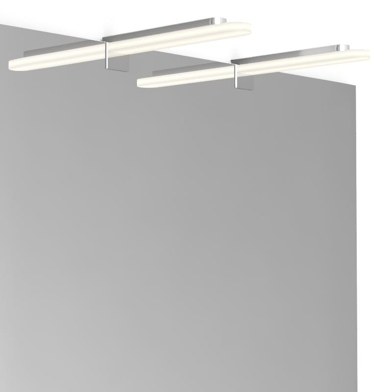 Pack miroir Reflect 40x70 à 140x80 cm et appliques Astor
