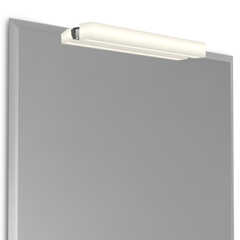 Pack miroir biseauté Reflect 40x70 à 140x80 cm et applique Ingo 40 cm
