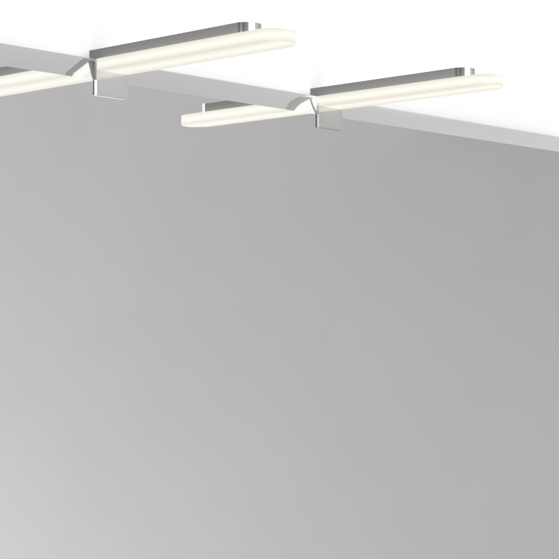 Pack miroir biseauté Reflect 40x70 à 140x80 cm et appliques Astor