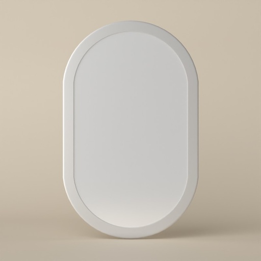 Miroir minéral , 55x85 cm, matière composite minerale, Boyard