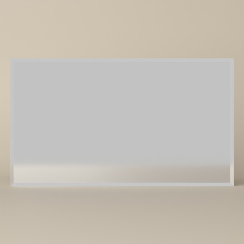 Miroir salle de bain 140x80 cm, biseauté, Reflect