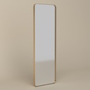 Miroir à poser l.150 x H.50 cm en métal doré, Frame