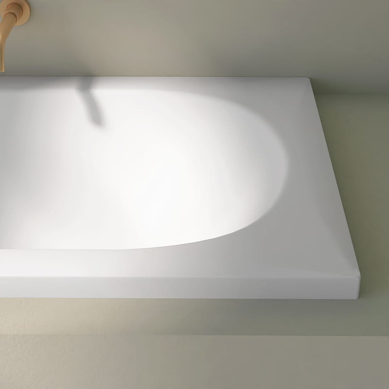 Baignoire encastrable, 120 à 160cm x 70, Acrylique, Mat + pieds, Oz