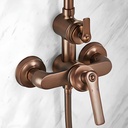 Colonne de douche avec mitigeur mécanique, traité cuivre, Liberty