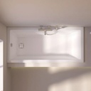 Baignoire rectangulaire, 150x70 cm, acrylique, Cavallo