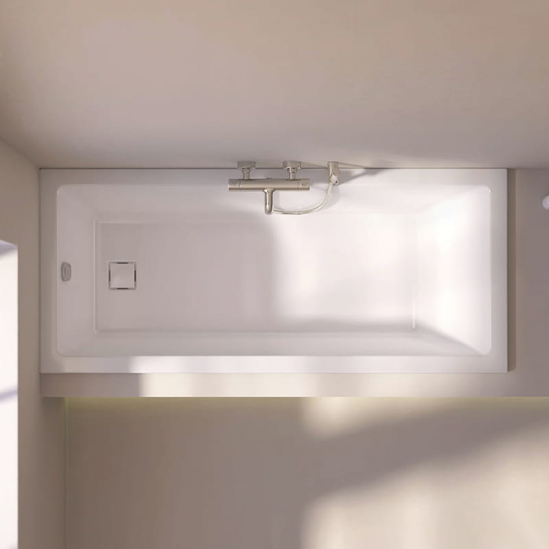 Baignoire rectangulaire, 160x70 cm, acrylique, Cavallo