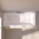 Baignoire rectangulaire, 160x70 cm, acrylique, Cavallo