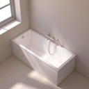 Baignoire rectangulaire, 160x70 cm, acrylique, Cavallo