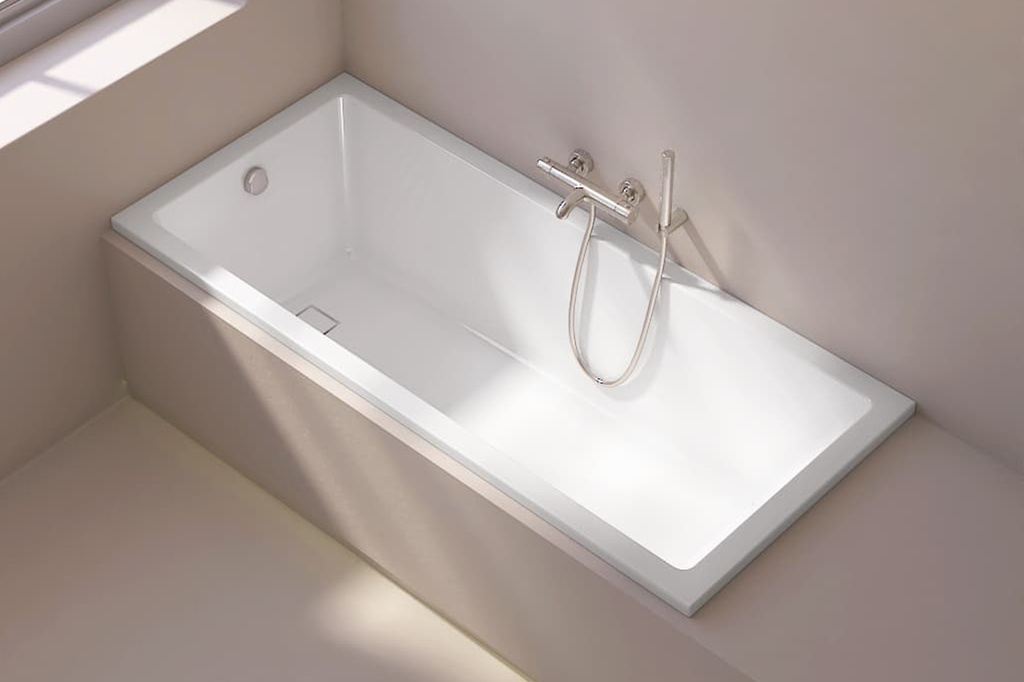 Baignoire rectangulaire, 170x75 cm, acrylique, Cavallo