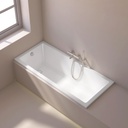 Baignoire rectangulaire, 170x75 cm, acrylique, Cavallo