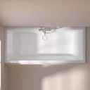 Baignoire rectangulaire, 180x80 cm, acrylique, Cavallo