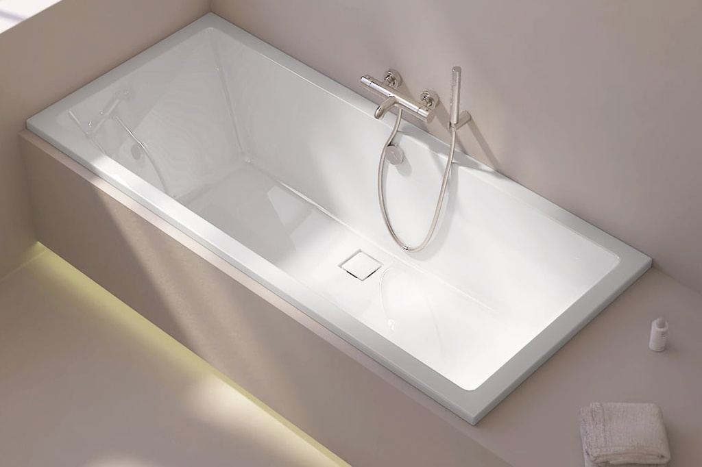 Baignoire rectangulaire, 180x80 cm, acrylique, Cavallo