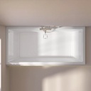 Baignoire rectangulaire, 190x90 cm, acrylique, Cavallo