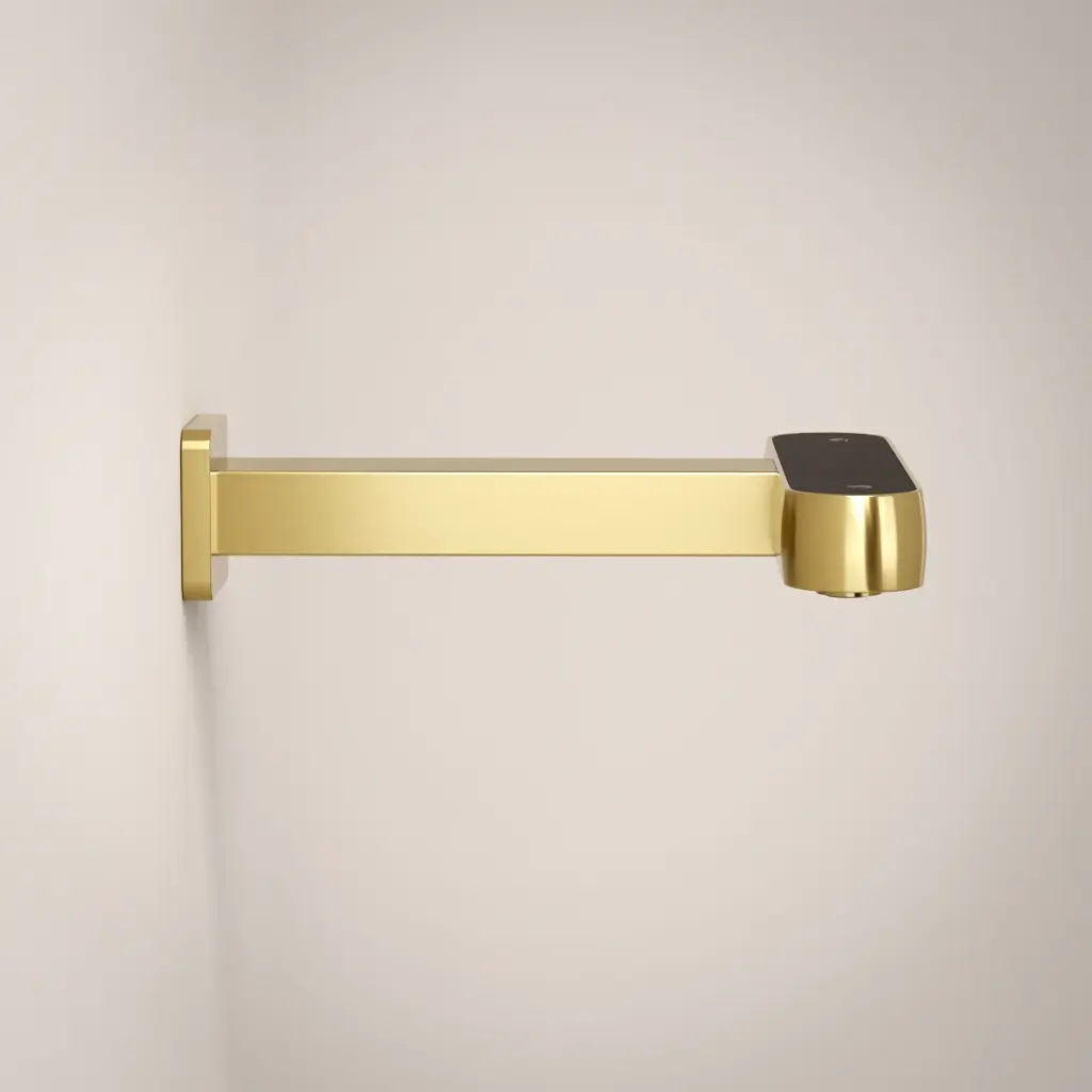 Robinet Electronique + Distributeur de savon mural, Doré mat, Orly