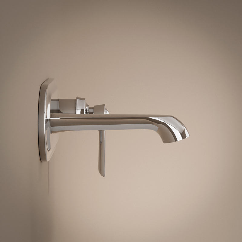 Mitigeur lavabo mural Liberty, 3 couleurs