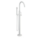 Robinet mitigeur de baignoire sur pied, blanc mat, Châtelet