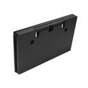 TRIPTYQUE MIROIR BARBIER + LED NOIR MAT