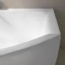 Baignoire asymétrique gauche, 160 x 105 cm, acrylique, Veronella