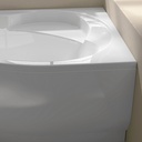 Baignoire d'angle droite, 150 x 100 cm, Flora