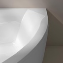 Baignoire d'angle corner 140 x 140 cm, acrylique, Veronella