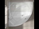 Baignoire d'angle corner 140 x 140 cm, acrylique, Veronella