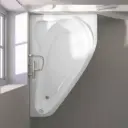 Baignoire d'angle asymétrique droite, 160 x 105 cm, Selena