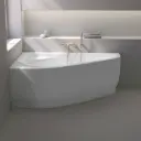 Baignoire d'angle asymétrique gauche, 160 x 105 cm, Selena