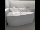 Baignoire d'angle asymétrique gauche, 160 x 105 cm, Selena
