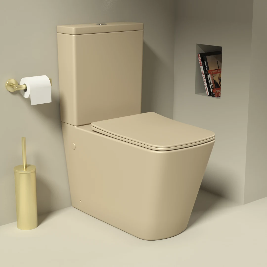 WC à poser beige