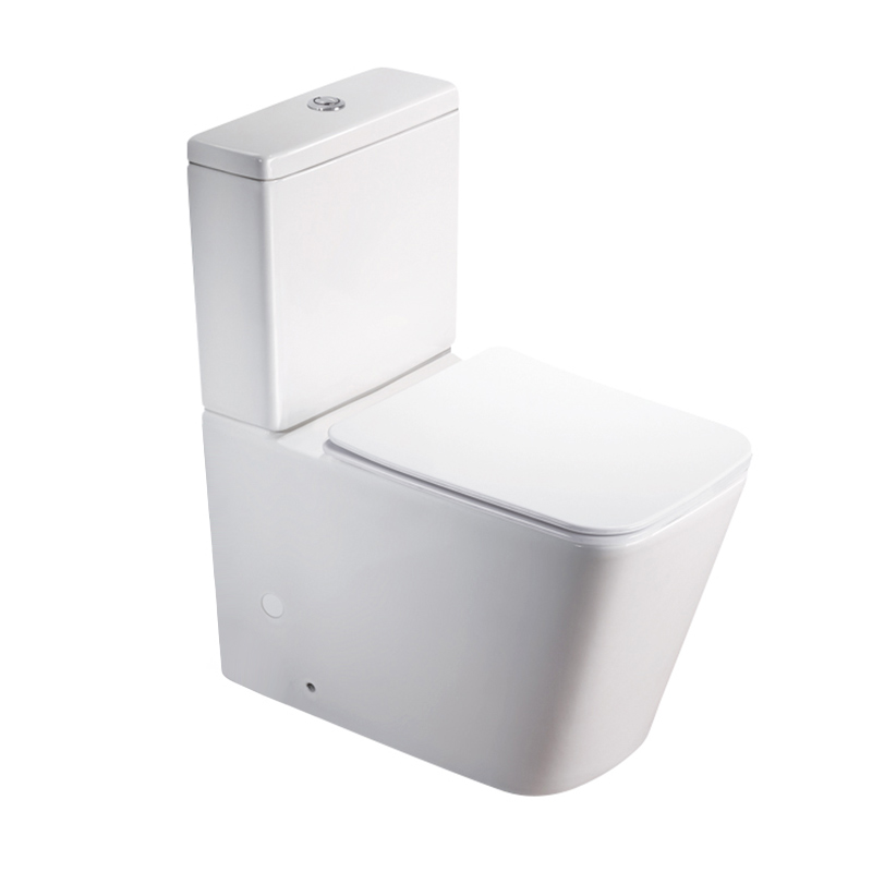 WC à poser, 64x38x83 cm, Blanc brillant, Flavio