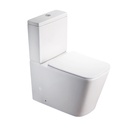 WC à poser, 64x38x83 cm, Blanc brillant, Flavio