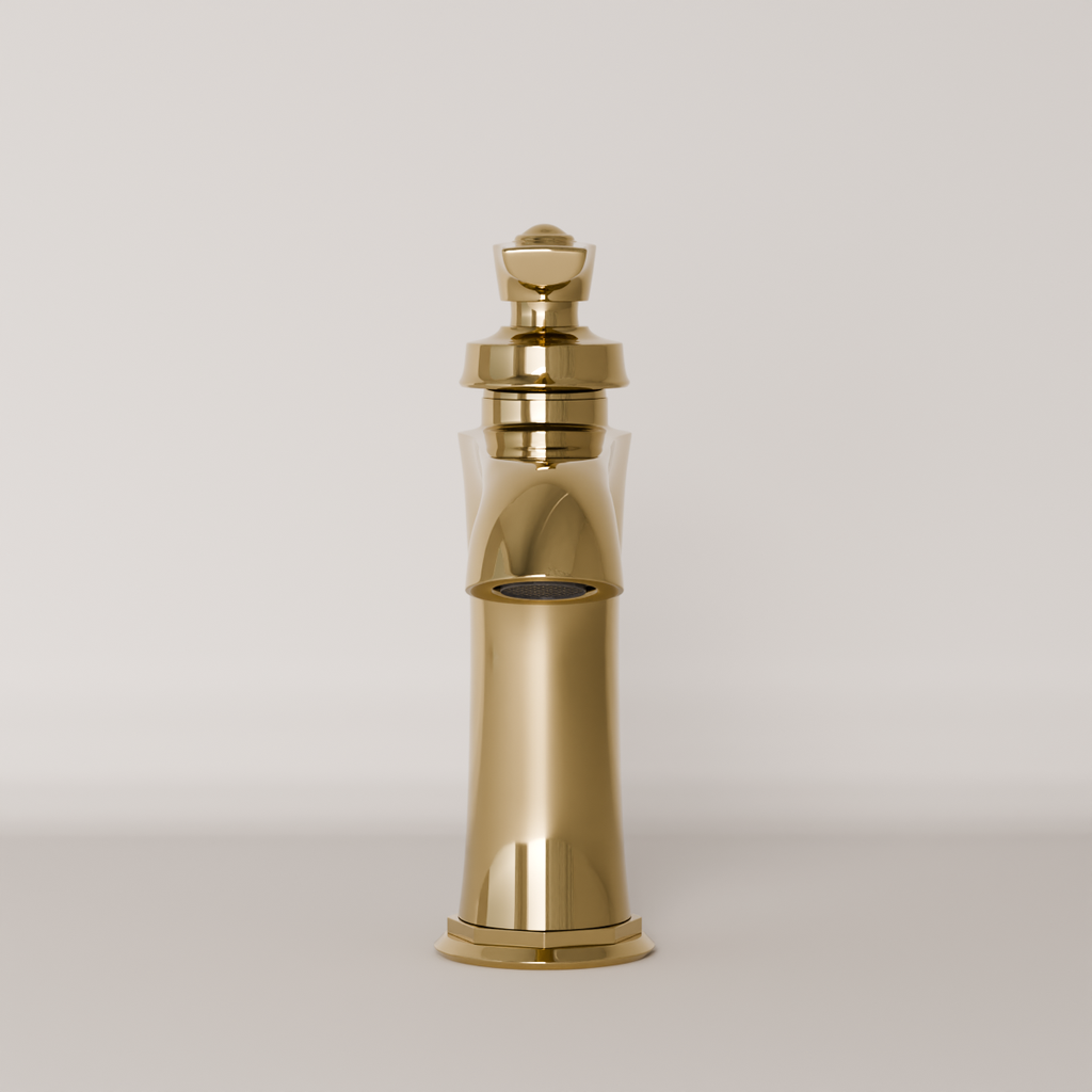 Robinet Mitigeur Lavabo doré, Liberty