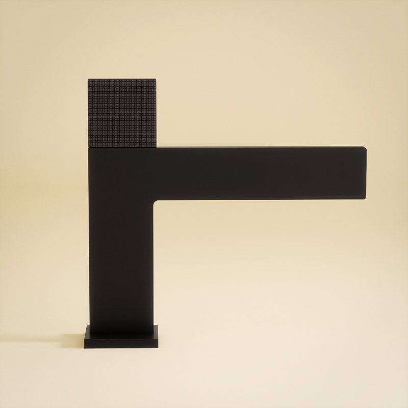 Robinet mitigeur lavabo, noir mat, Slim, Concorde