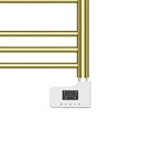 Sèche-serviette électrique, 500W, 40x120x9.2Cm, Doré mat, Châtelet