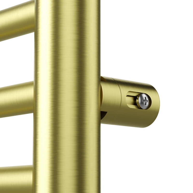 Sèche-serviette électrique, 500W, 40x120x9.2Cm, Doré mat, Châtelet