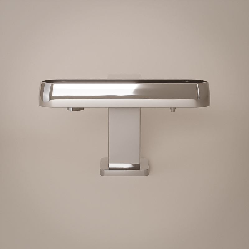 Robinet Electronique + Distributeur de savon sur plage, Chrome, Orly