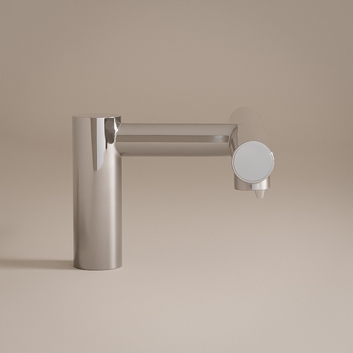 Robinet Electronique + Distributeur de savon + Sèche-mains sur plage, Chrome, Orly Air