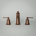 Mélangeur Lavabo 3 trous, traité cuivre, Liberty